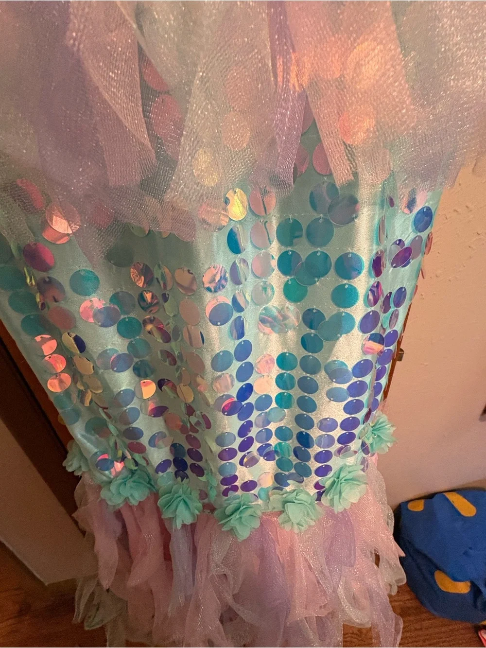 Target Mermaid Costume Dress - Teal, Purple, Pink - Picture 2 of 6